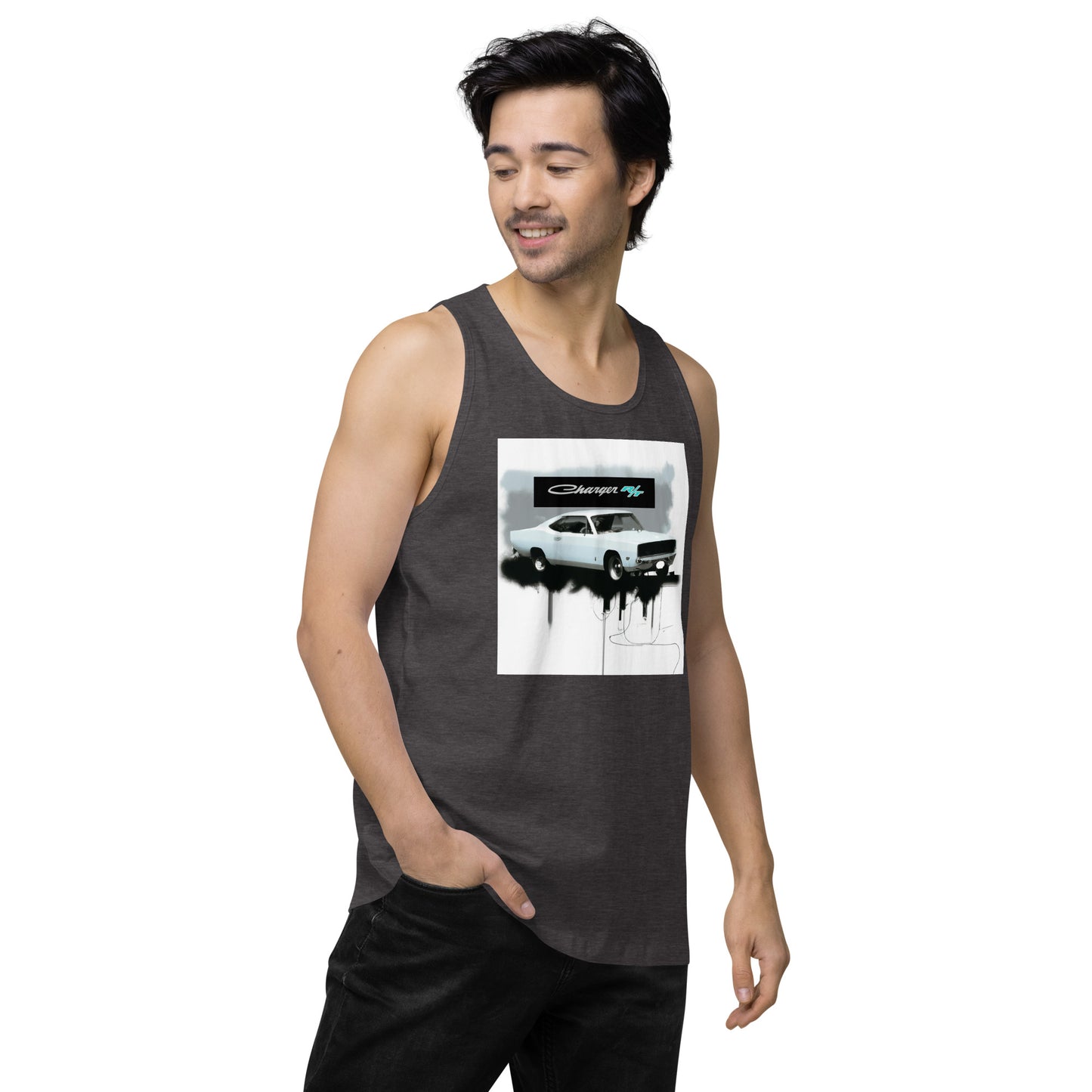 Charger RT Graffiti Style Men’s premium tank top