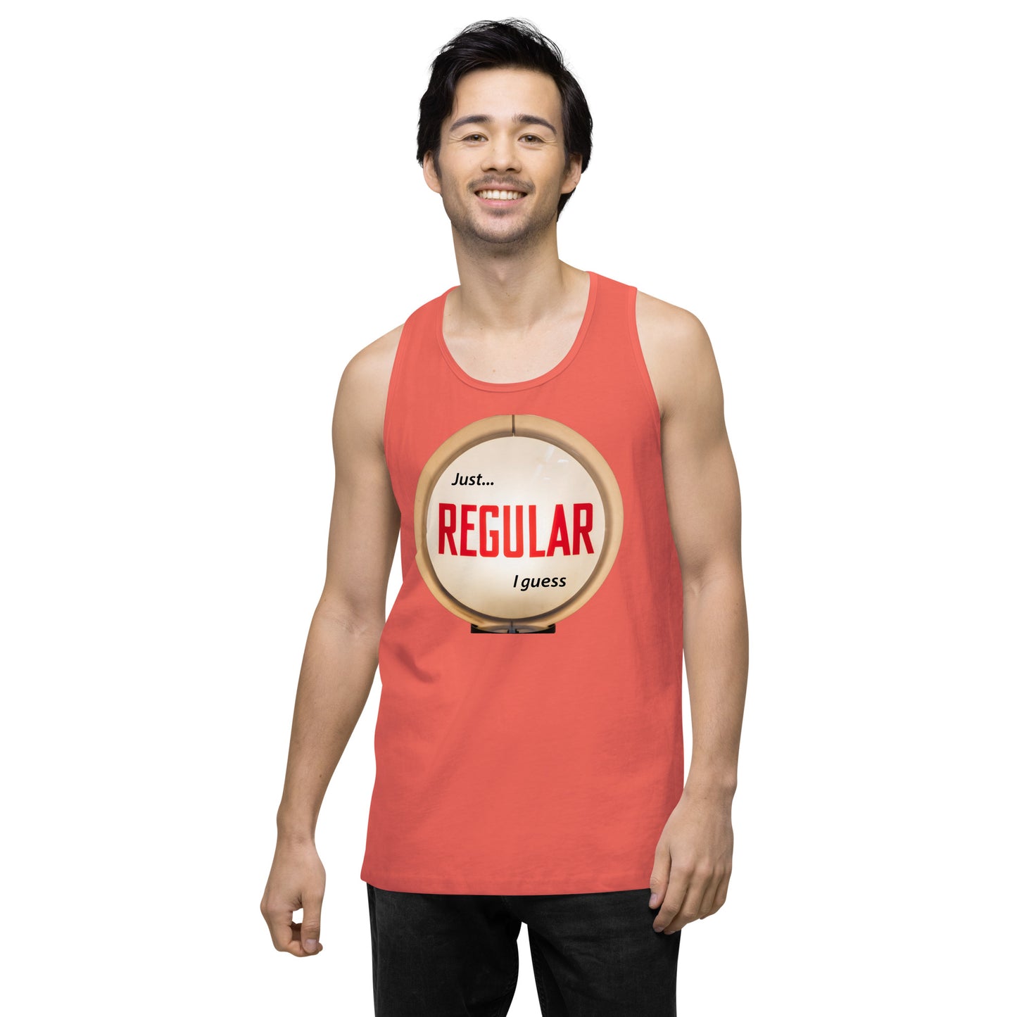 Retro Gas Globe Style Regular Men’s premium tank top