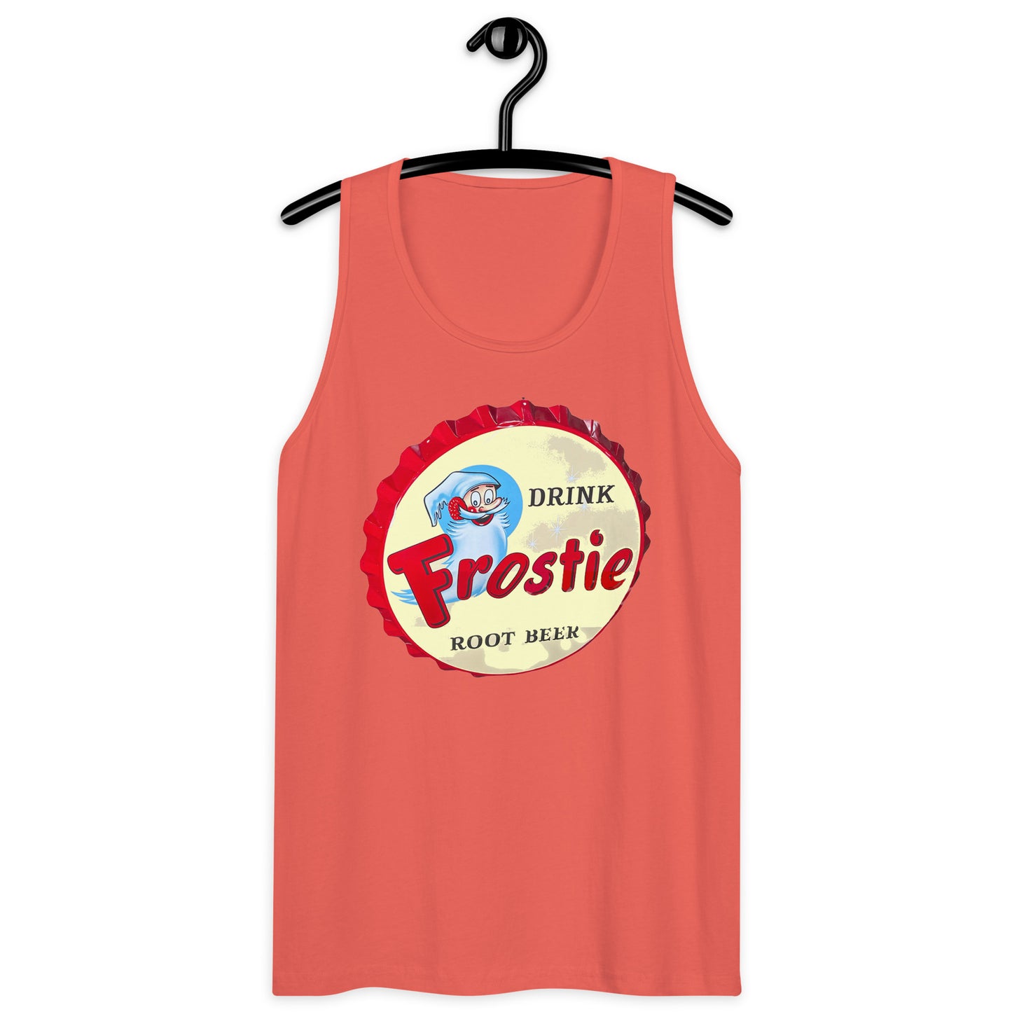 Vintage Root Beer Store Sign Men’s premium tank top