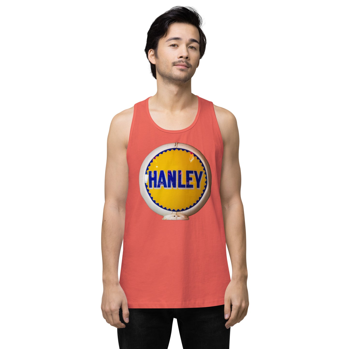 Retro Gas Globe Handly Men’s premium tank top