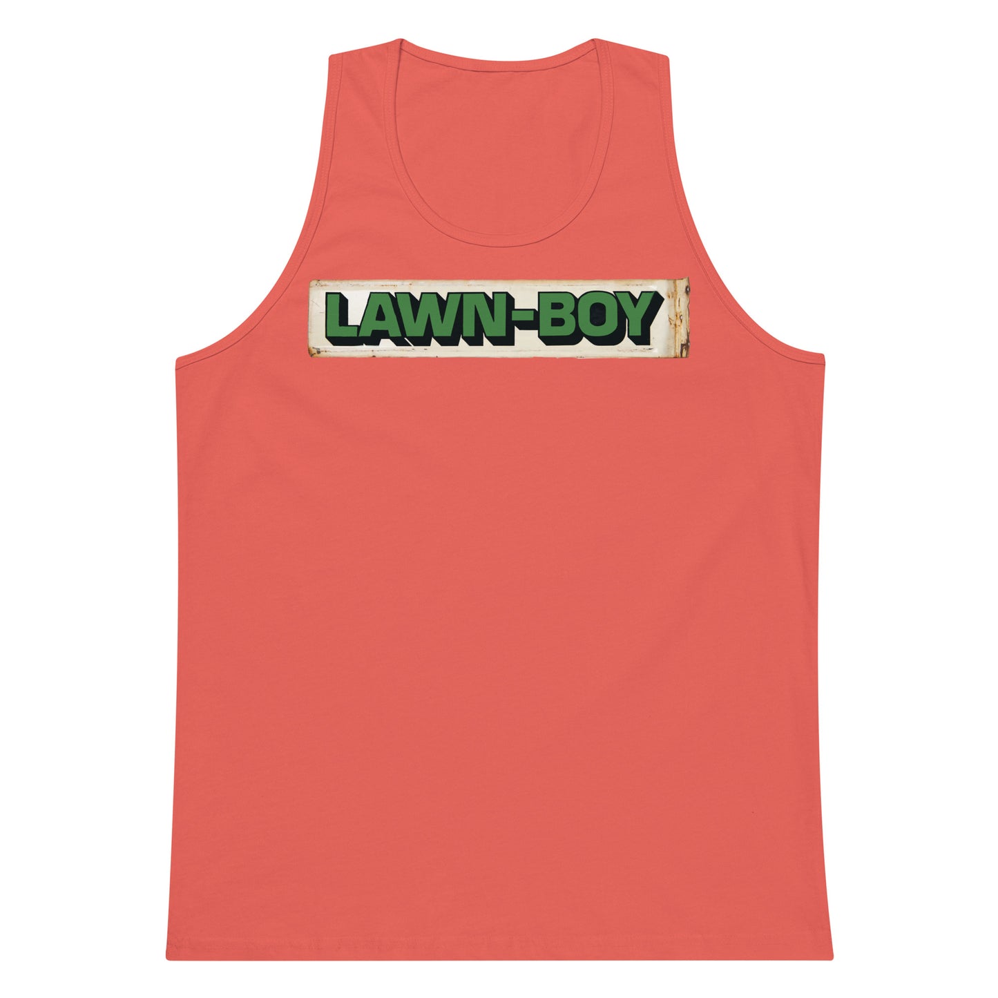 Lawn Boy Porcelain Patina Style Men’s premium tank top