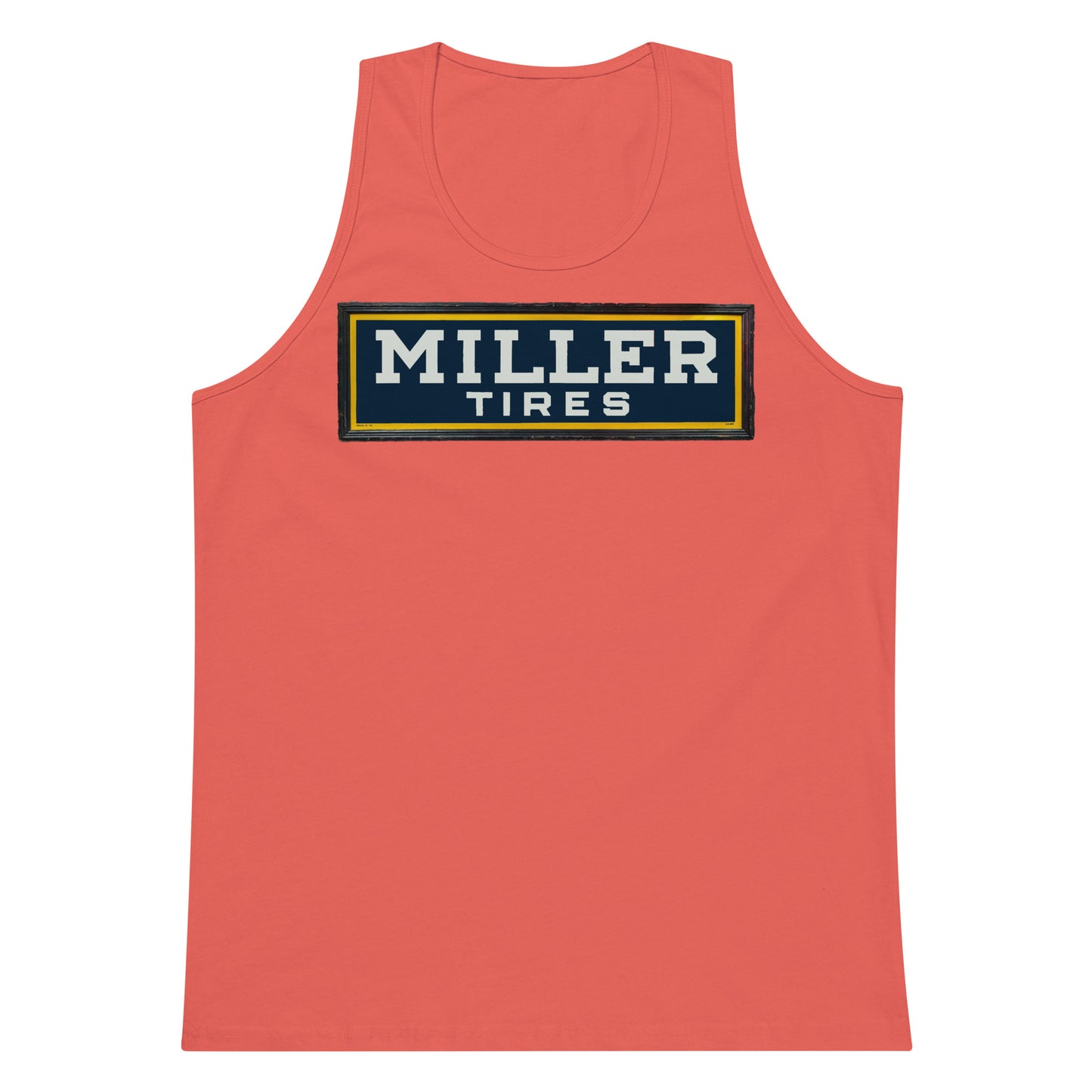 Vintage Miller Tire Sign Men’s premium tank top