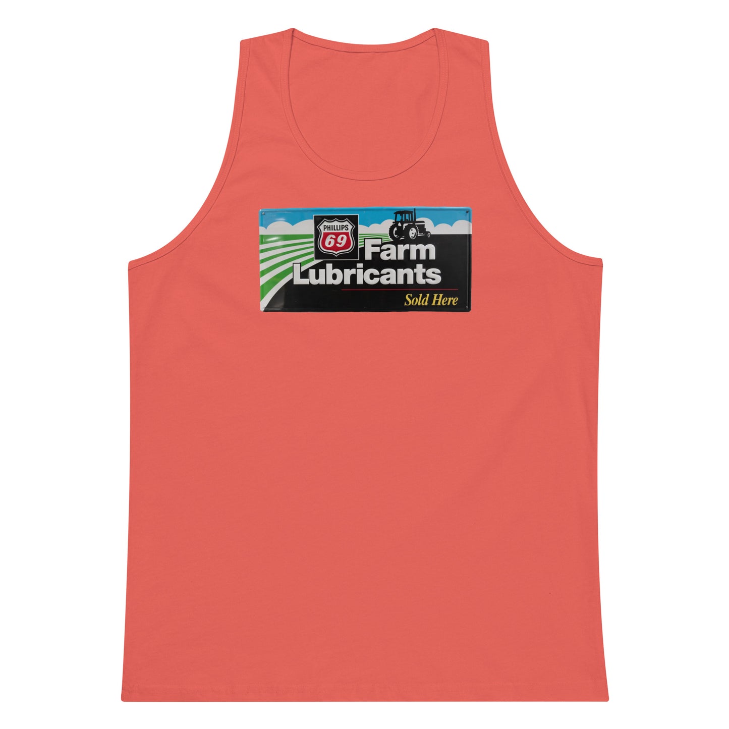 Phillips 69 License Plate Style Men’s premium tank top