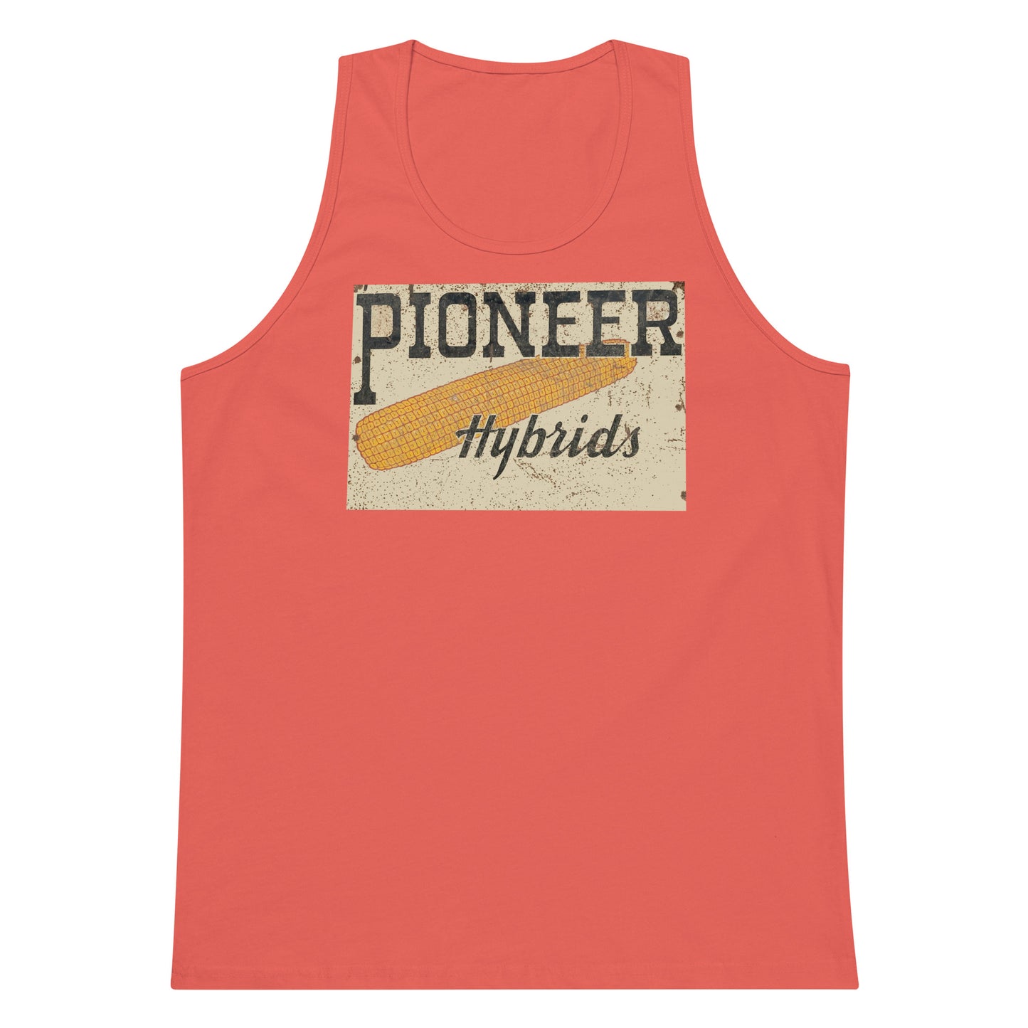 Vintage Pioneer Sign Men’s premium tank top