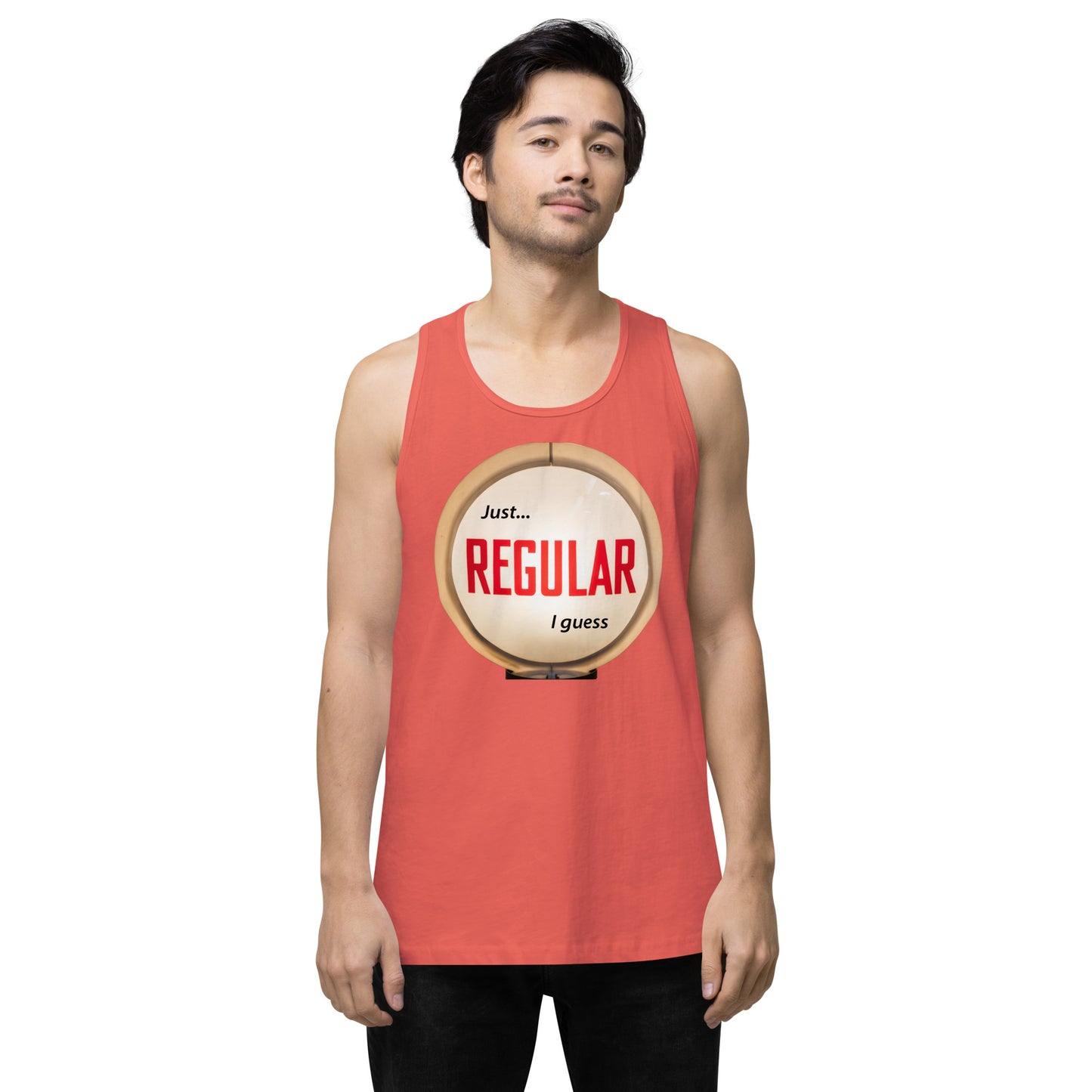 Retro Gas Globe Style Regular Men’s premium tank top