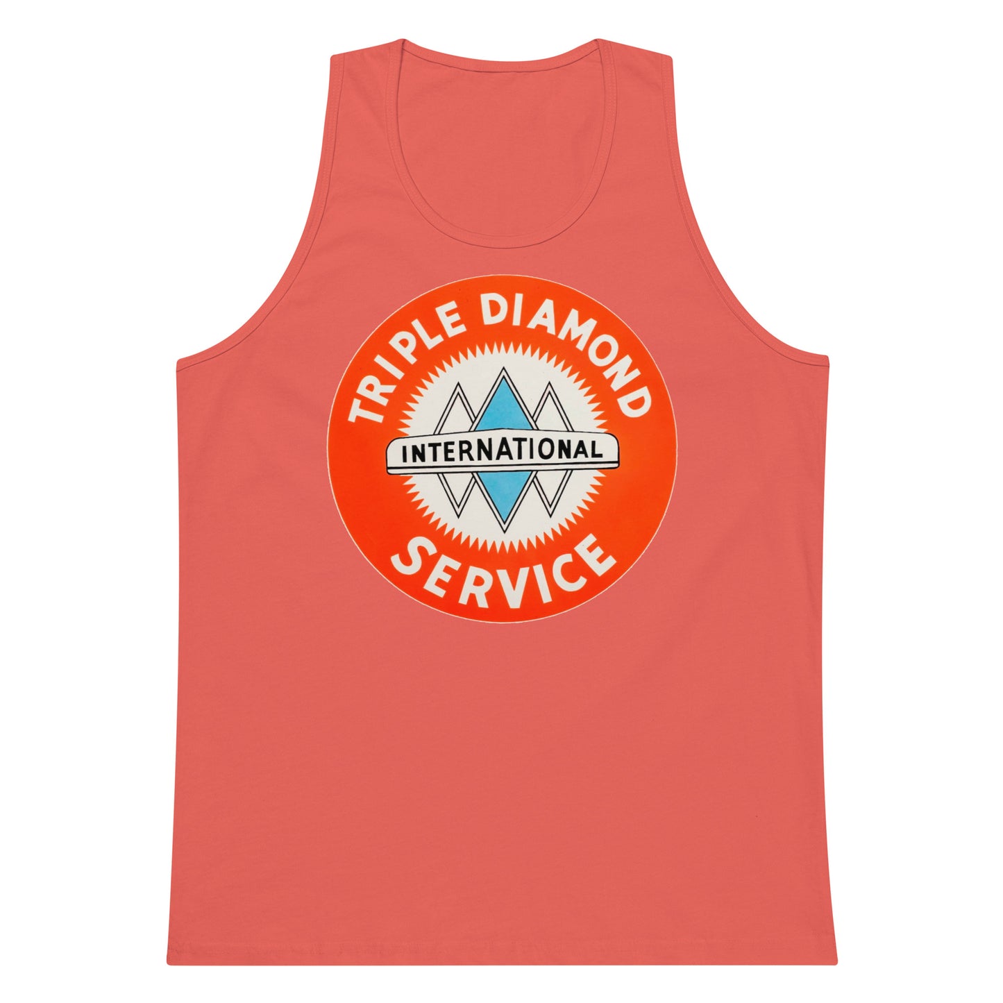 Triple Diamond Service Tin Style Men’s premium tank top