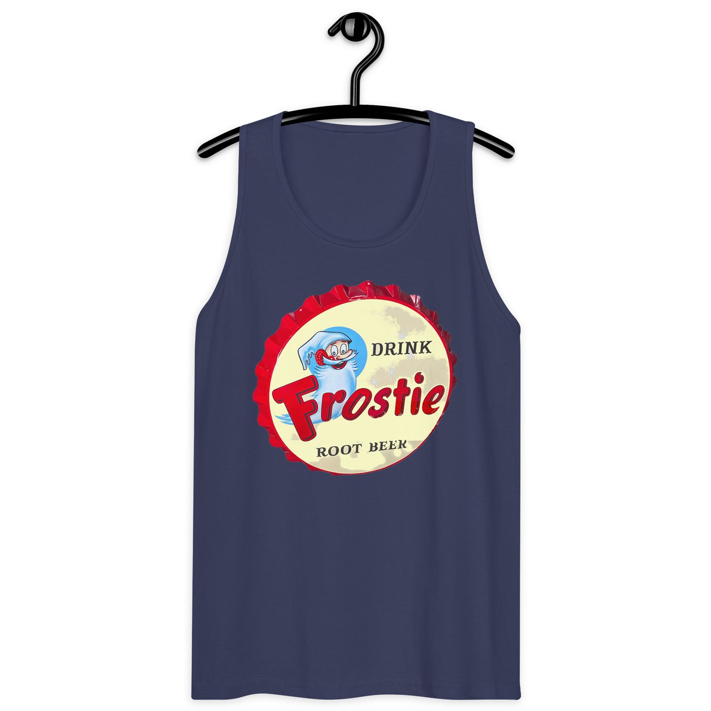 Vintage Root Beer Store Sign Men’s premium tank top