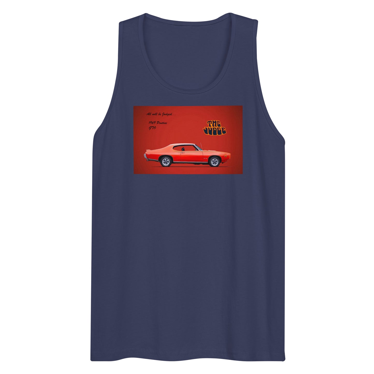 1969 Pontiac GTO: The Judge Men’s premium tank top