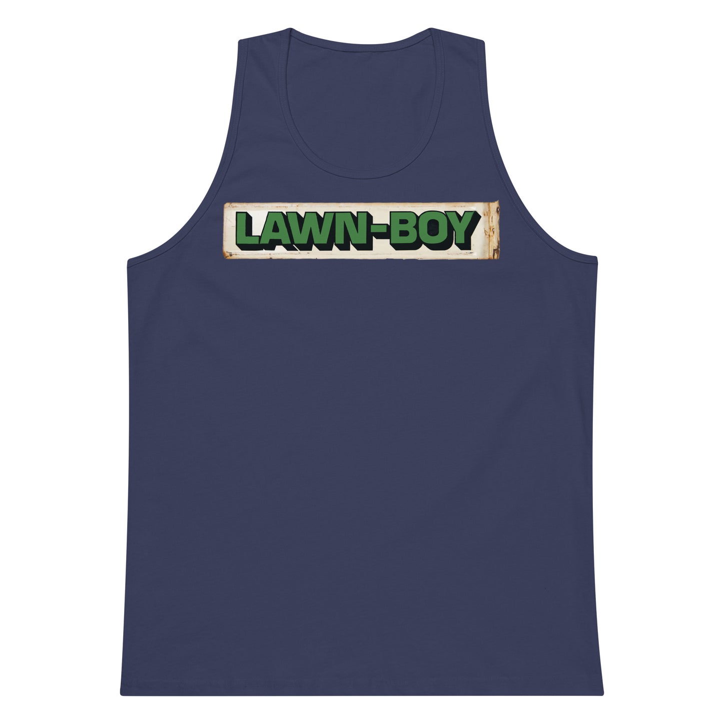 Lawn Boy Porcelain Patina Style Men’s premium tank top