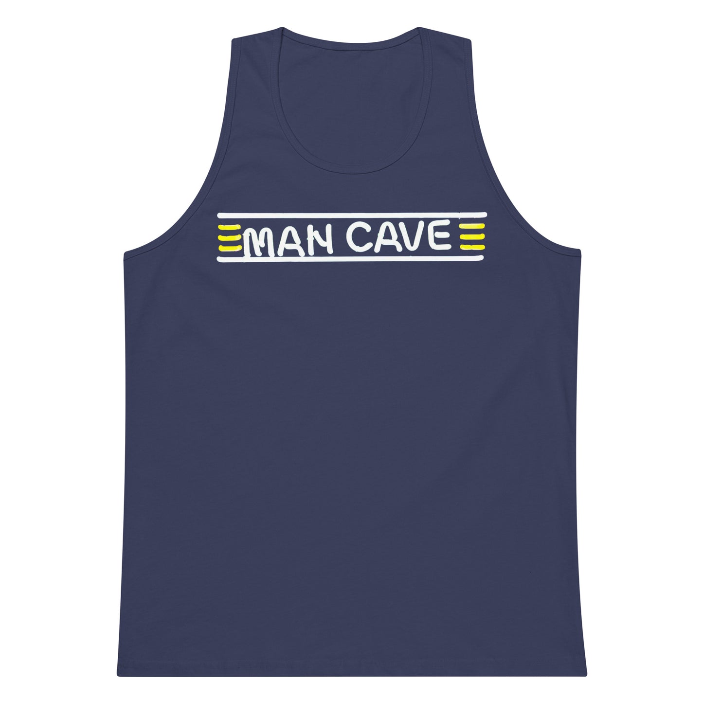 Man Cave Neon Style Men’s premium tank top