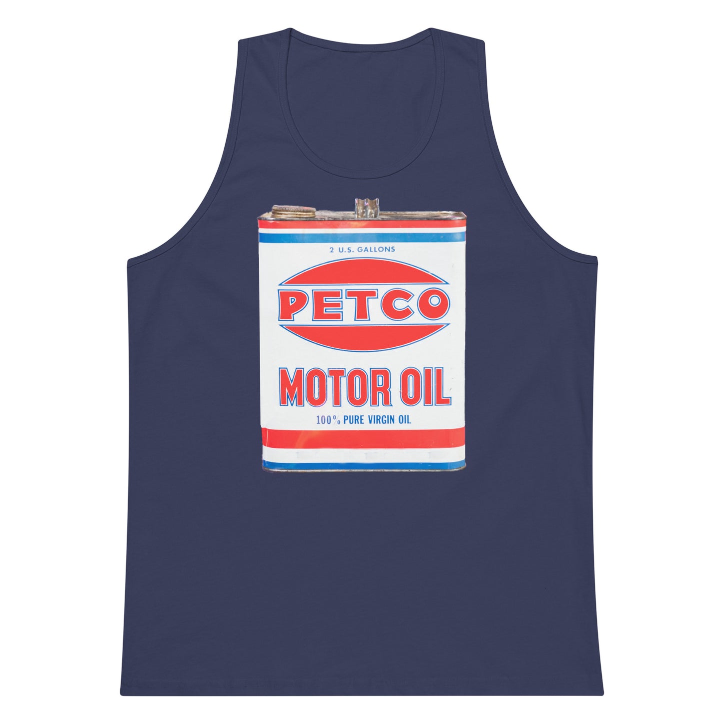 Vintage Petco Oil Can Men’s premium tank top