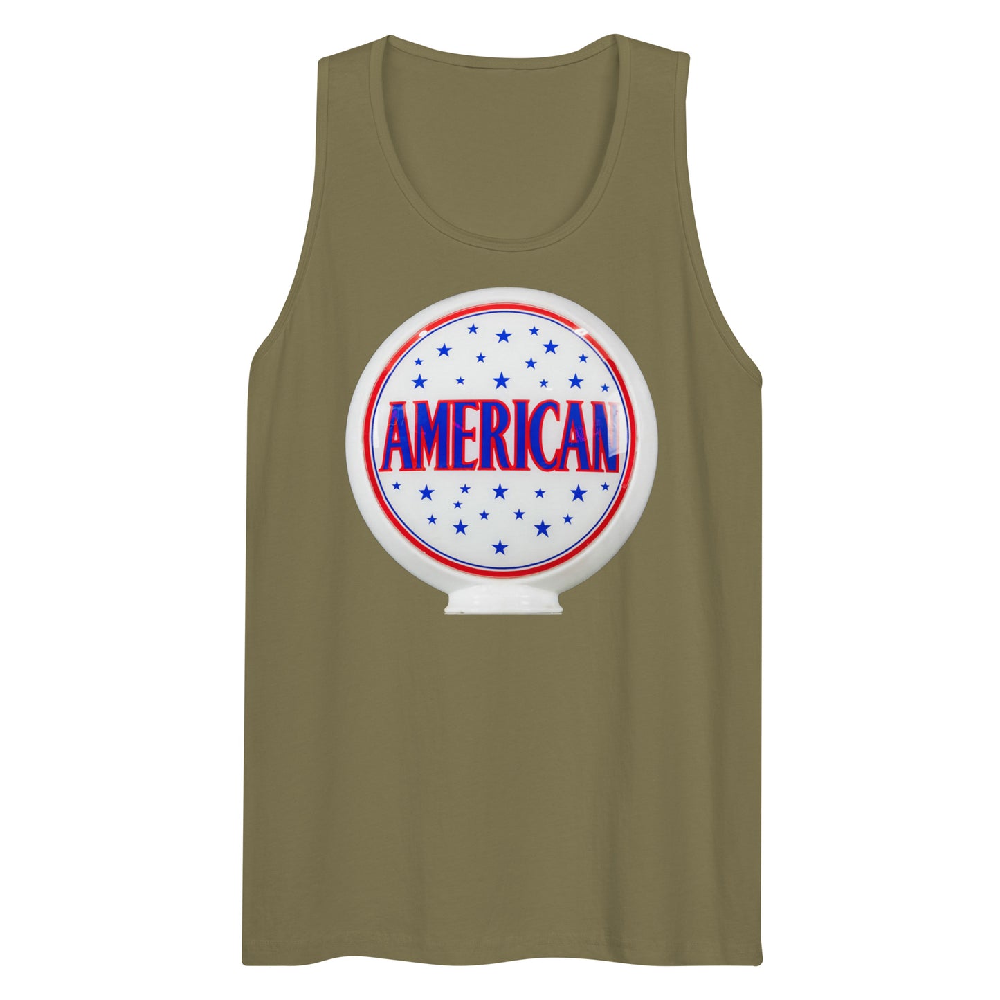 American Gas Globe Style Men’s premium tank top