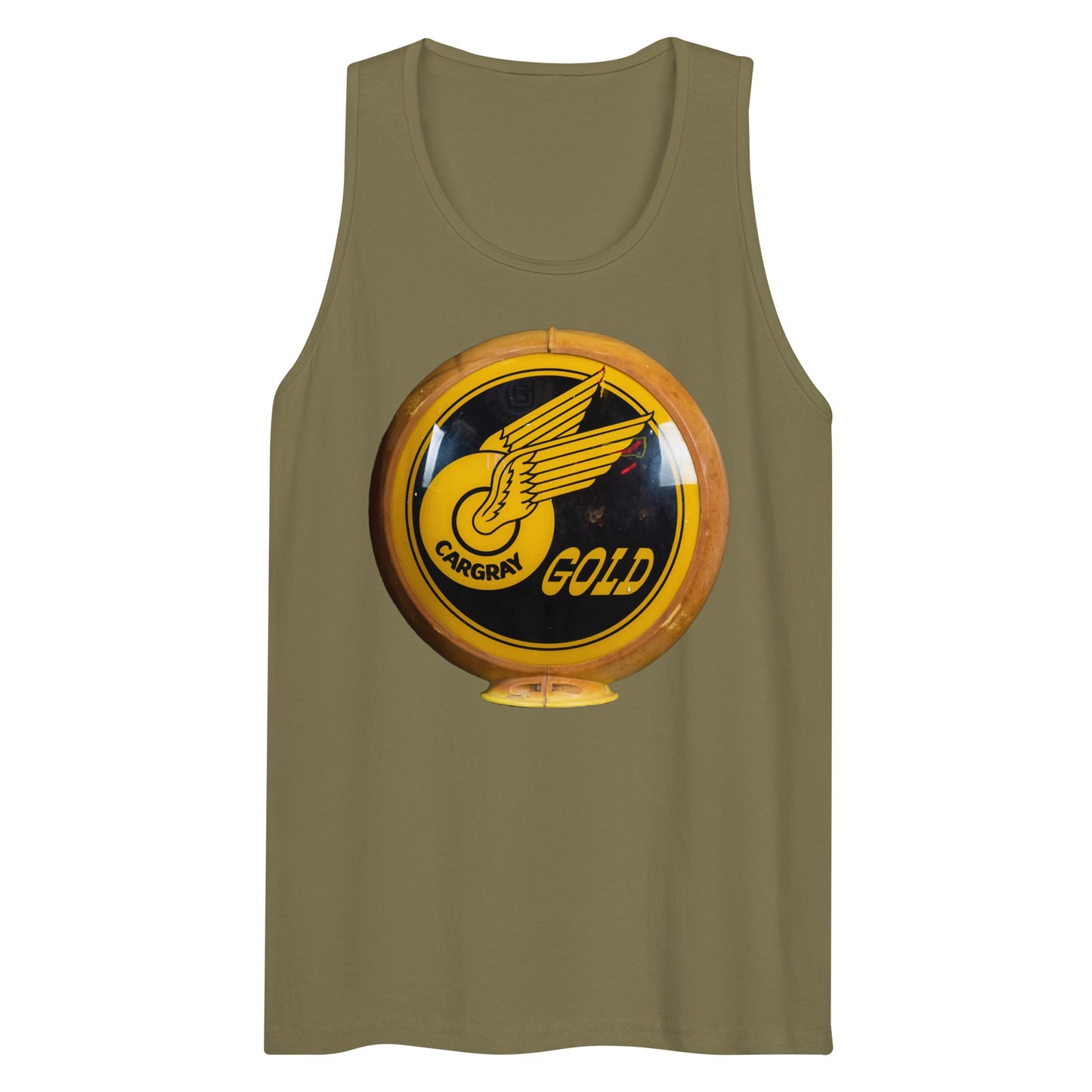 Cargray Gold Globe Style Men’s premium tank top