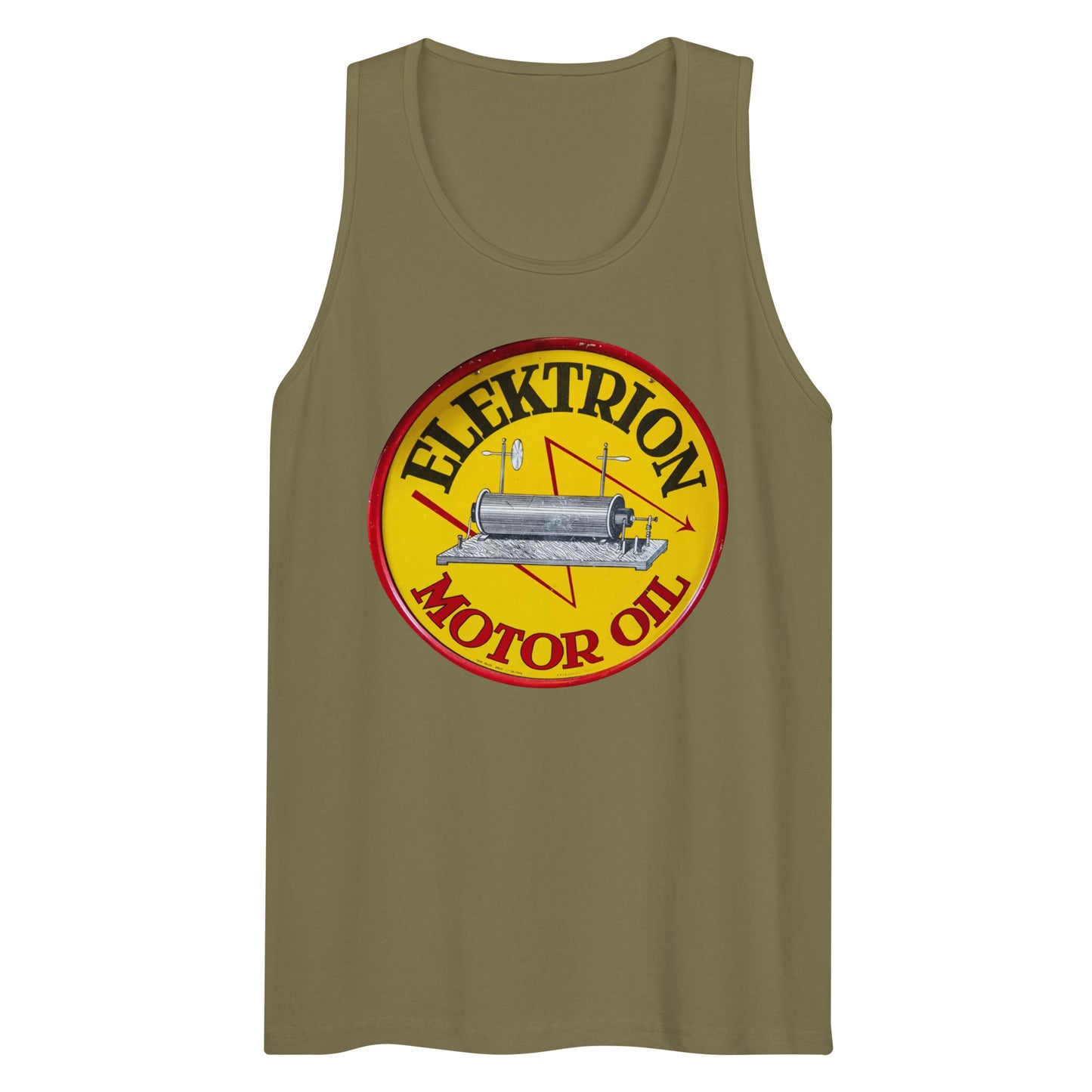 Elektrion Tin Sign Painted Men’s premium tank top