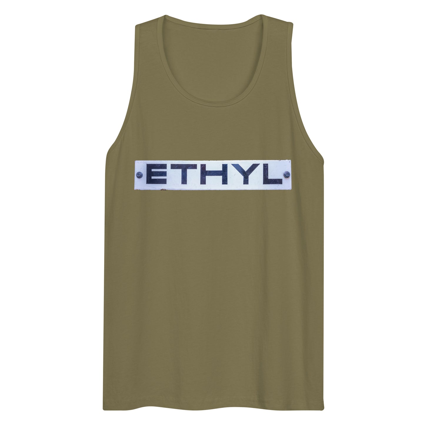 Vintage Ethyl Gas Sign Men’s premium tank top