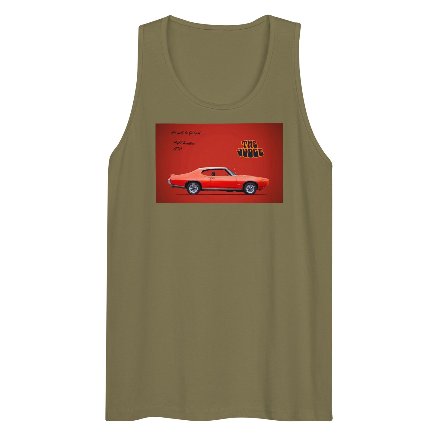 1969 Pontiac GTO: The Judge Men’s premium tank top