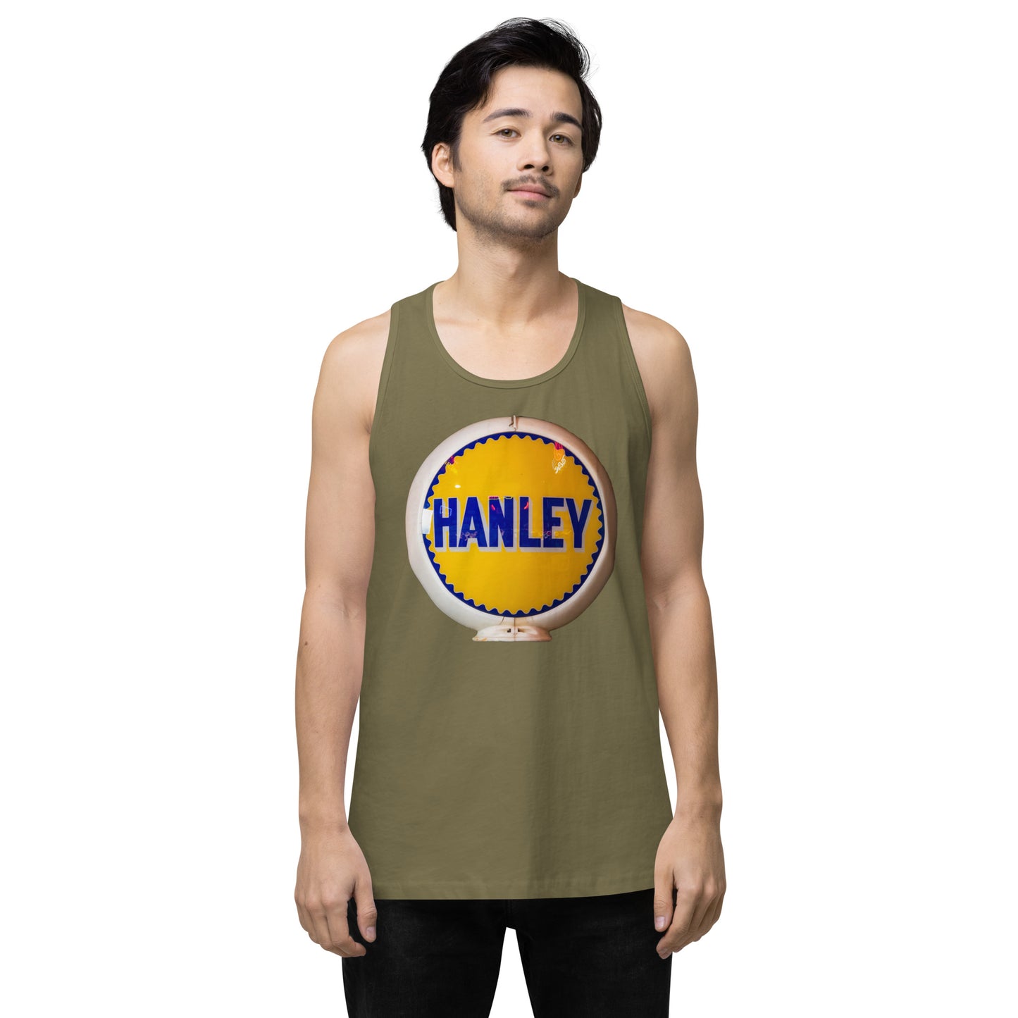 Retro Gas Globe Handly Men’s premium tank top