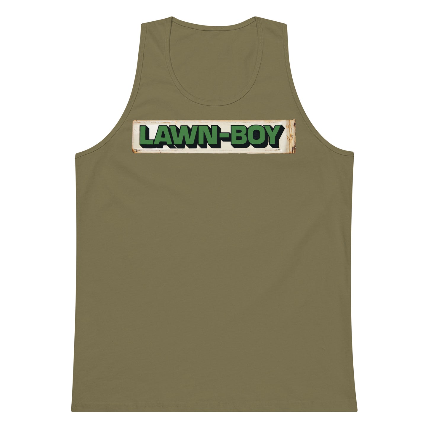 Lawn Boy Porcelain Patina Style Men’s premium tank top