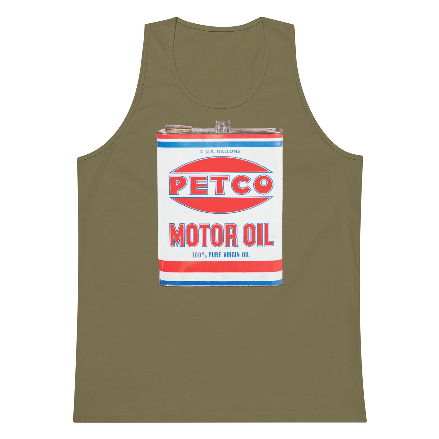 Vintage Petco Oil Can Men’s premium tank top