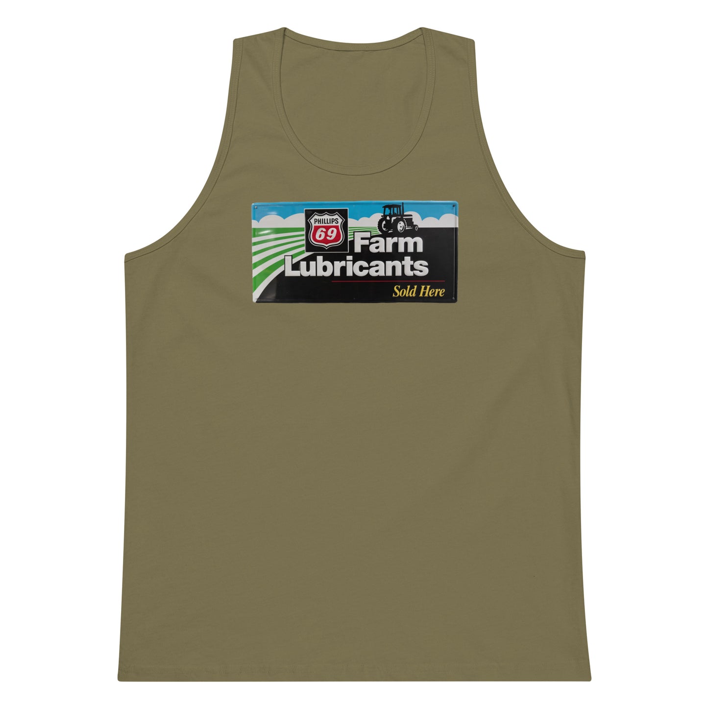 Phillips 69 License Plate Style Men’s premium tank top