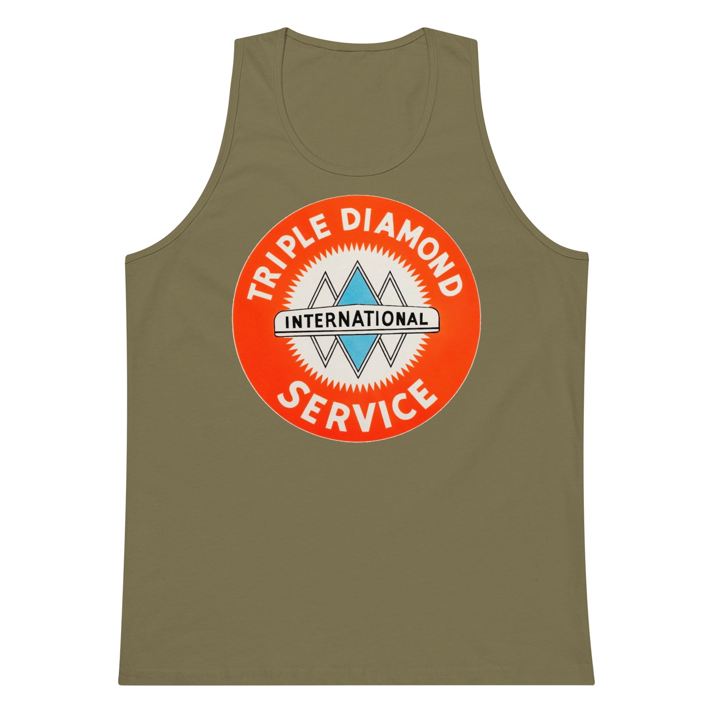 Triple Diamond Service Tin Style Men’s premium tank top