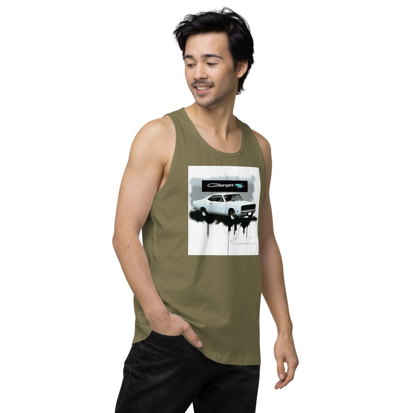 Charger RT Graffiti Style Men’s premium tank top