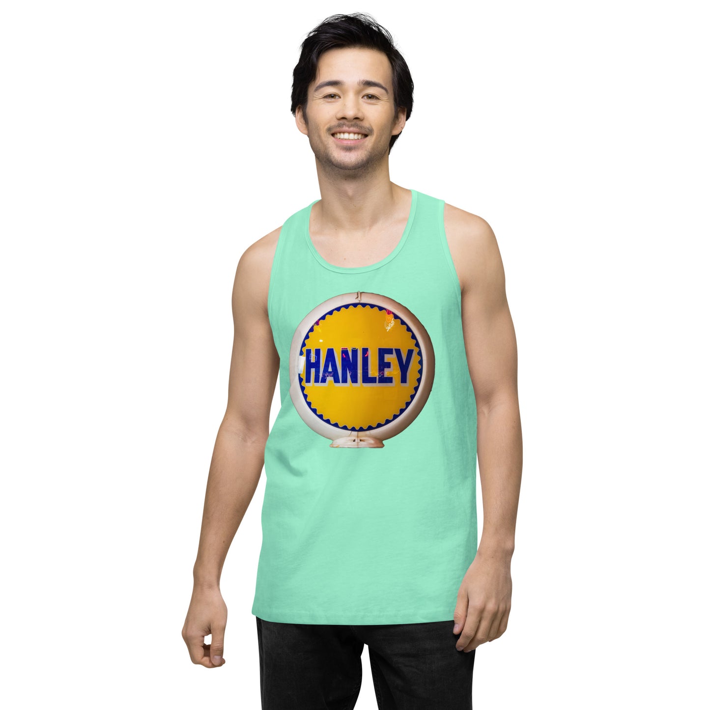 Retro Gas Globe Handly Men’s premium tank top