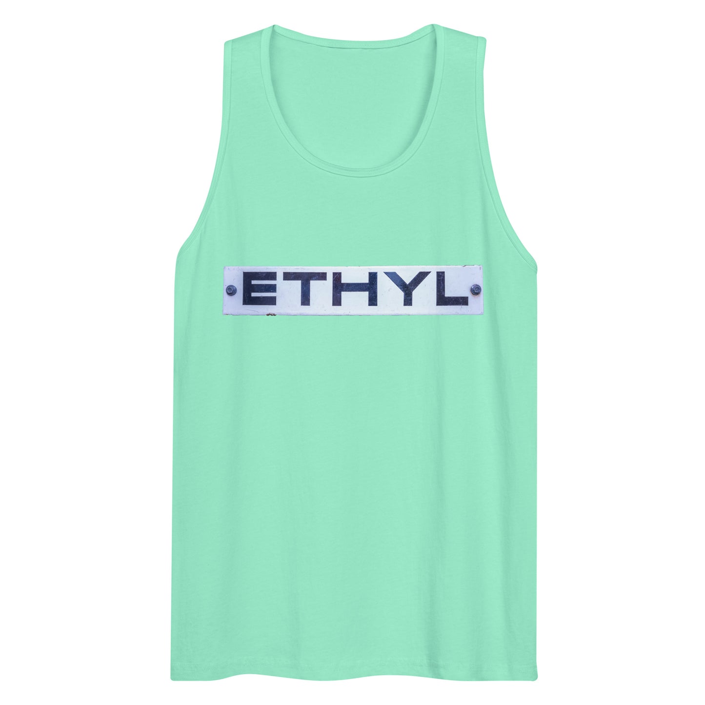 Vintage Ethyl Gas Sign Men’s premium tank top