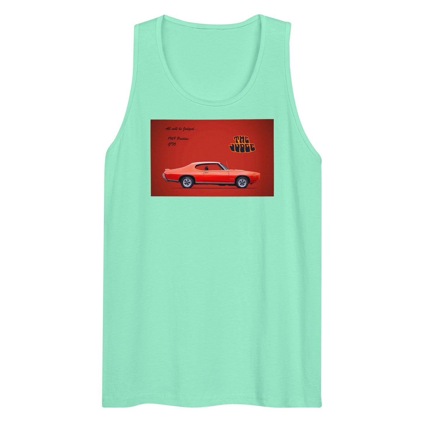 1969 Pontiac GTO: The Judge Men’s premium tank top