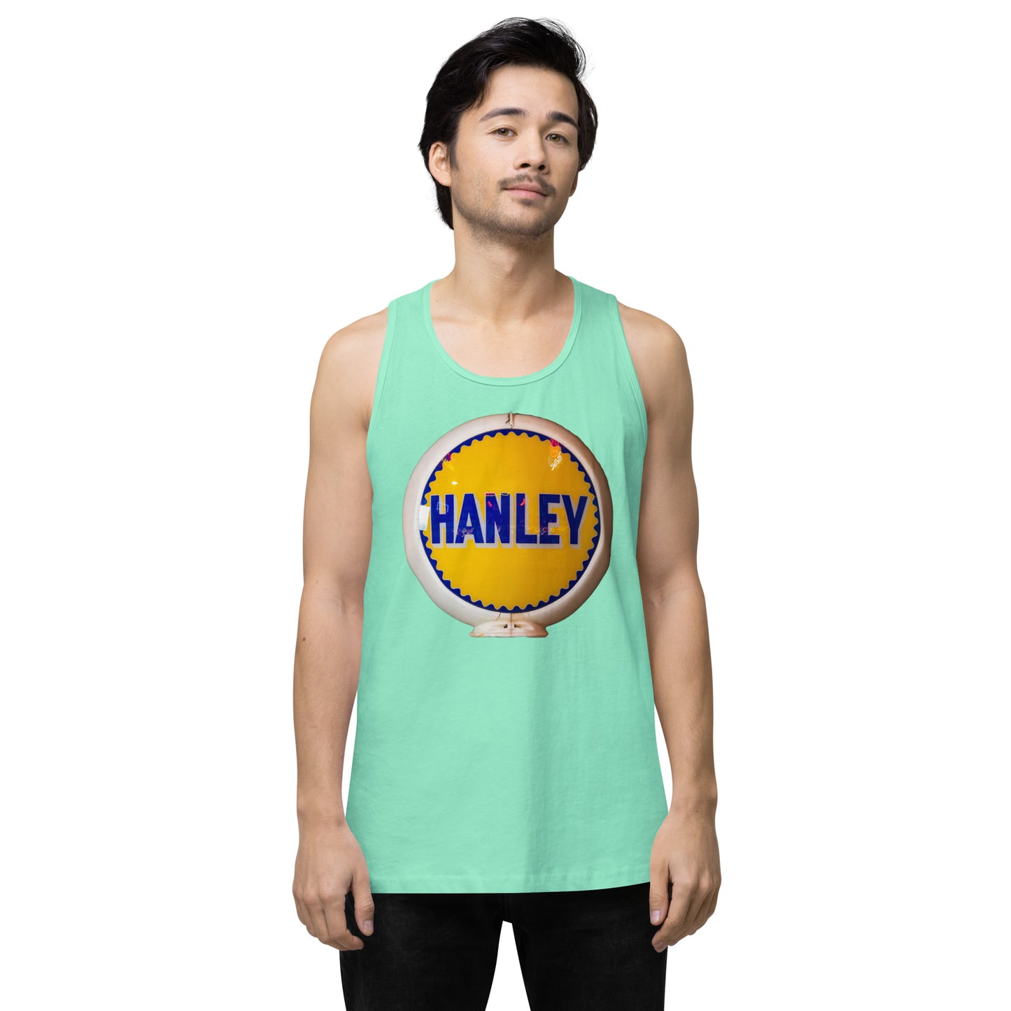 Retro Gas Globe Handly Men’s premium tank top