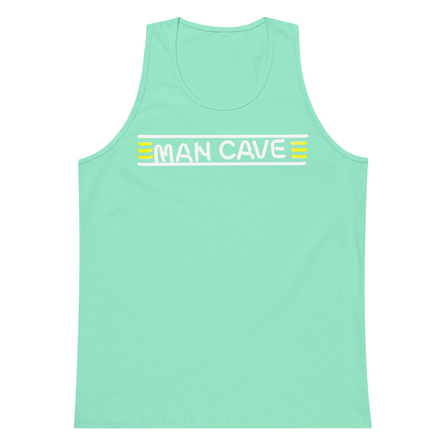 Man Cave Neon Style Men’s premium tank top