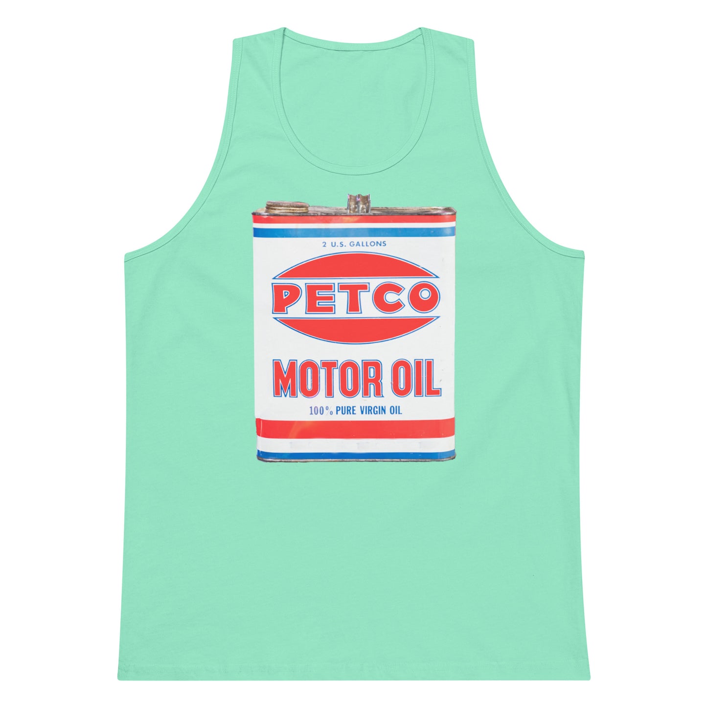 Vintage Petco Oil Can Men’s premium tank top