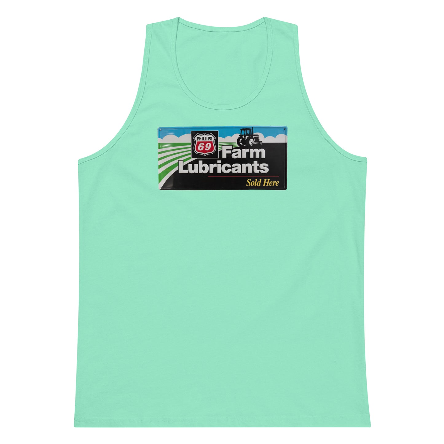 Phillips 69 License Plate Style Men’s premium tank top