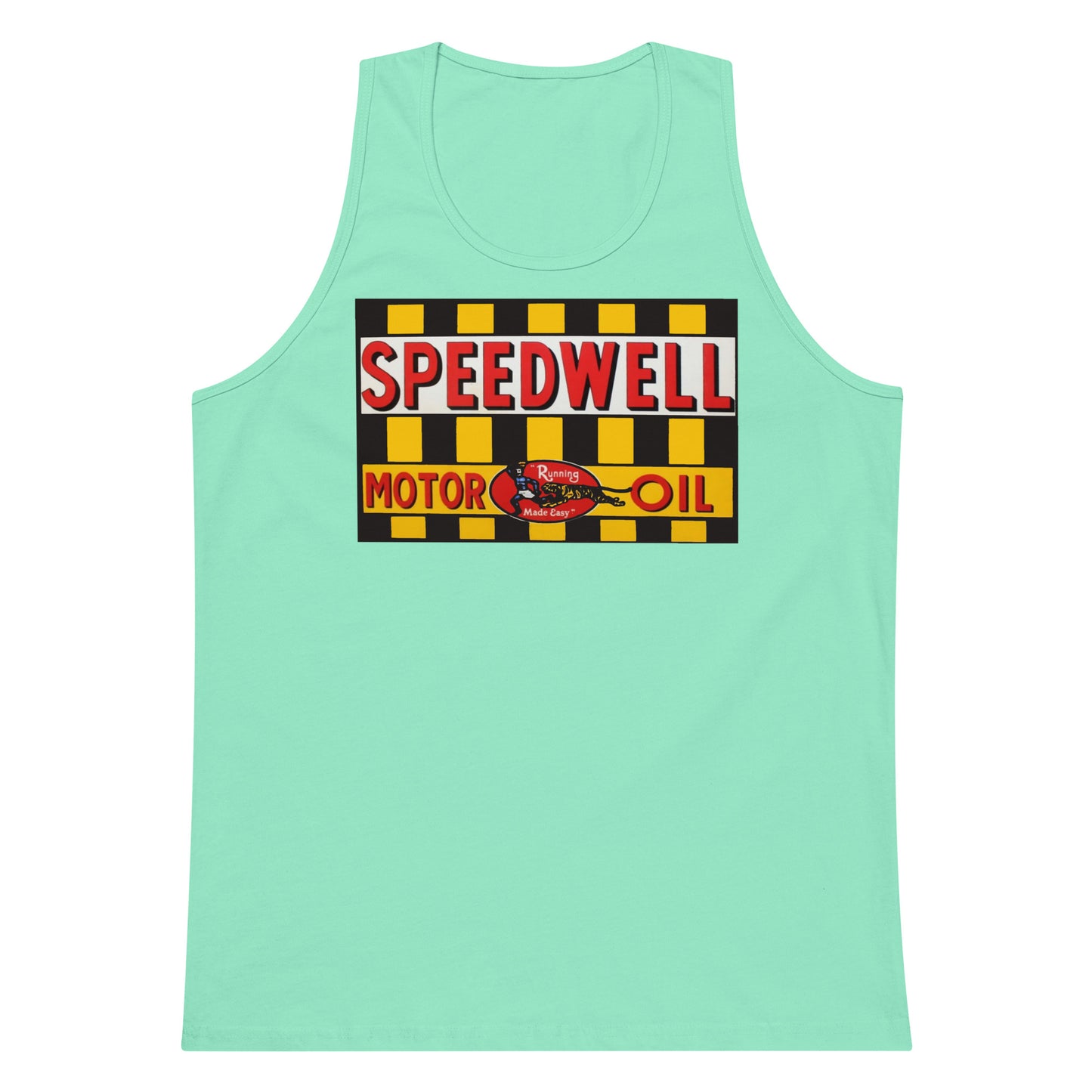 Retro Speedway Tin Syle Men’s premium tank top