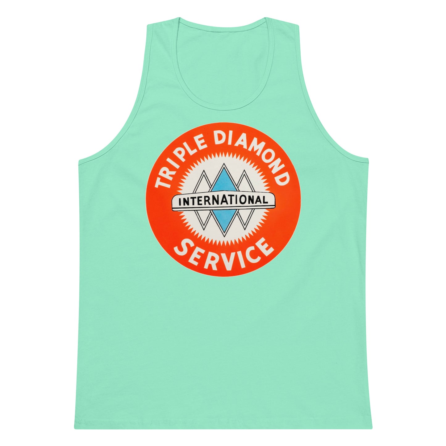 Triple Diamond Service Tin Style Men’s premium tank top