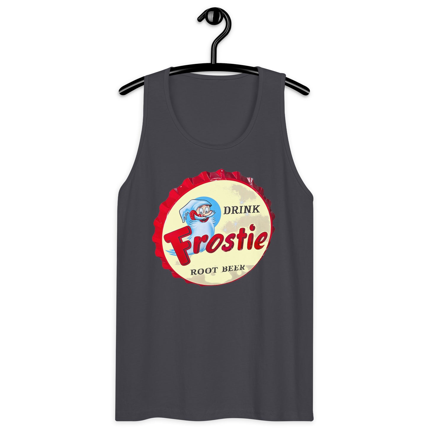 Vintage Root Beer Store Sign Men’s premium tank top