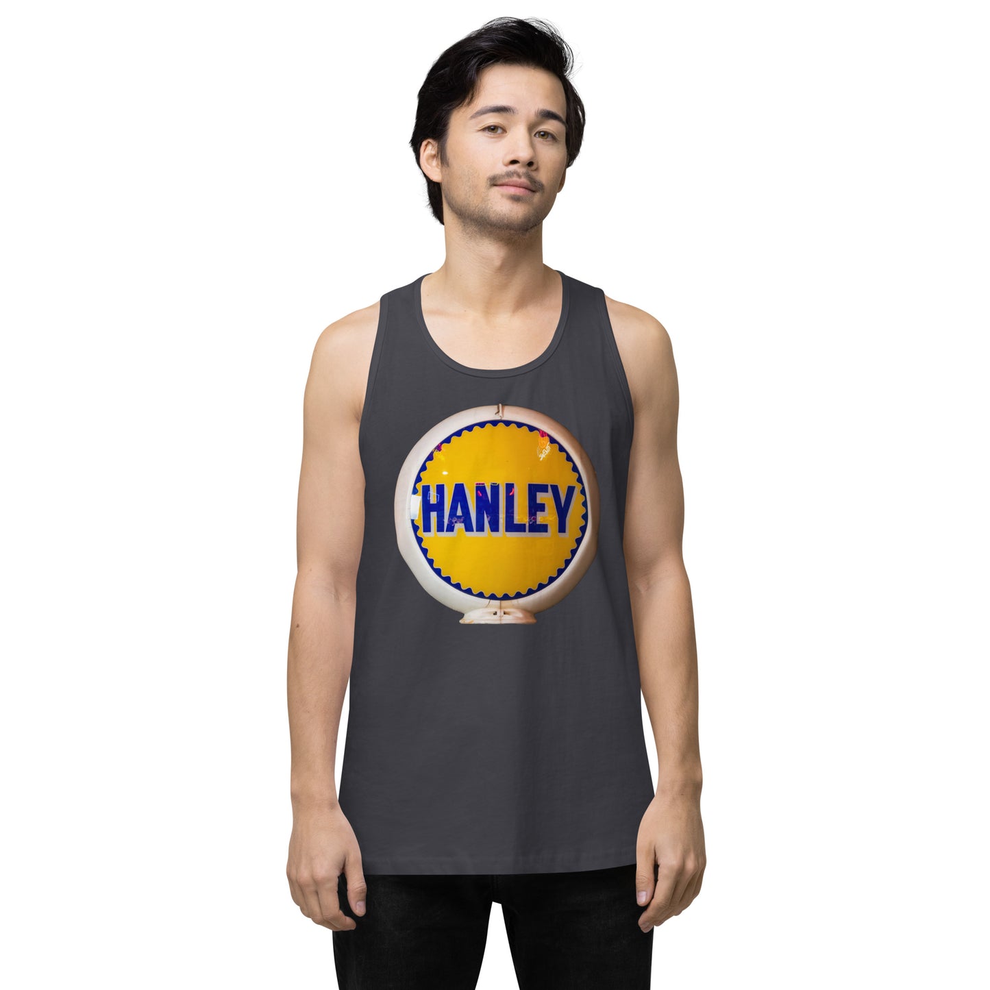 Retro Gas Globe Handly Men’s premium tank top