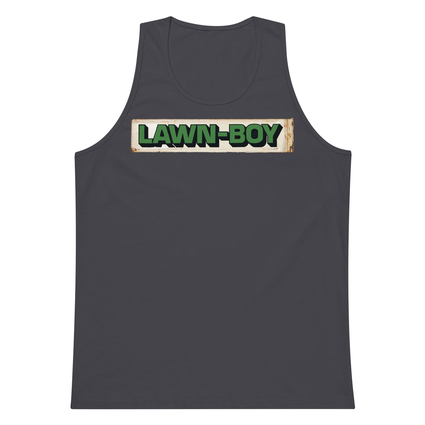 Lawn Boy Porcelain Patina Style Men’s premium tank top