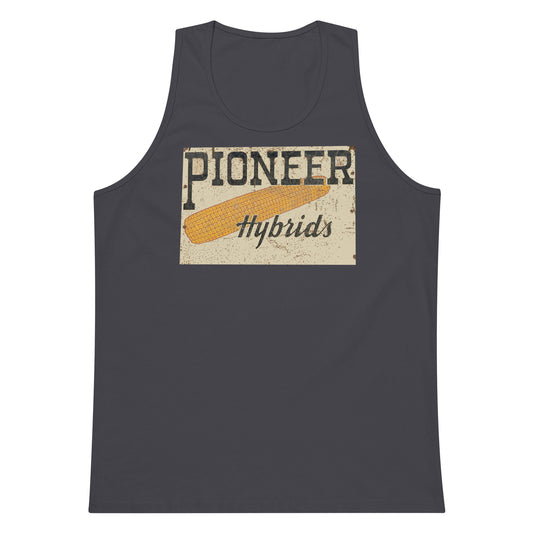 Vintage Pioneer Sign Men’s premium tank top