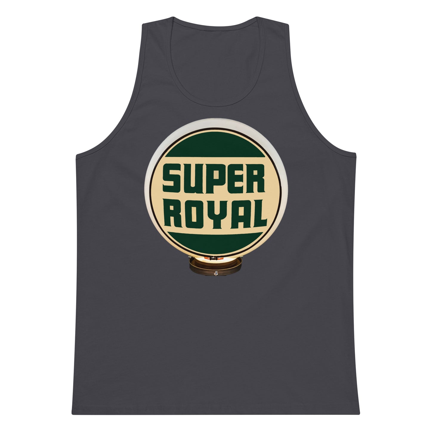 Super Royal Globe Style Men’s premium tank top