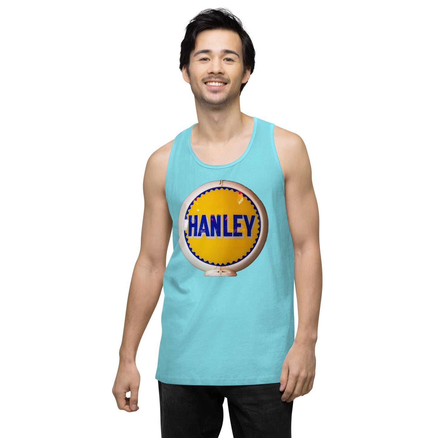 Retro Gas Globe Handly Men’s premium tank top