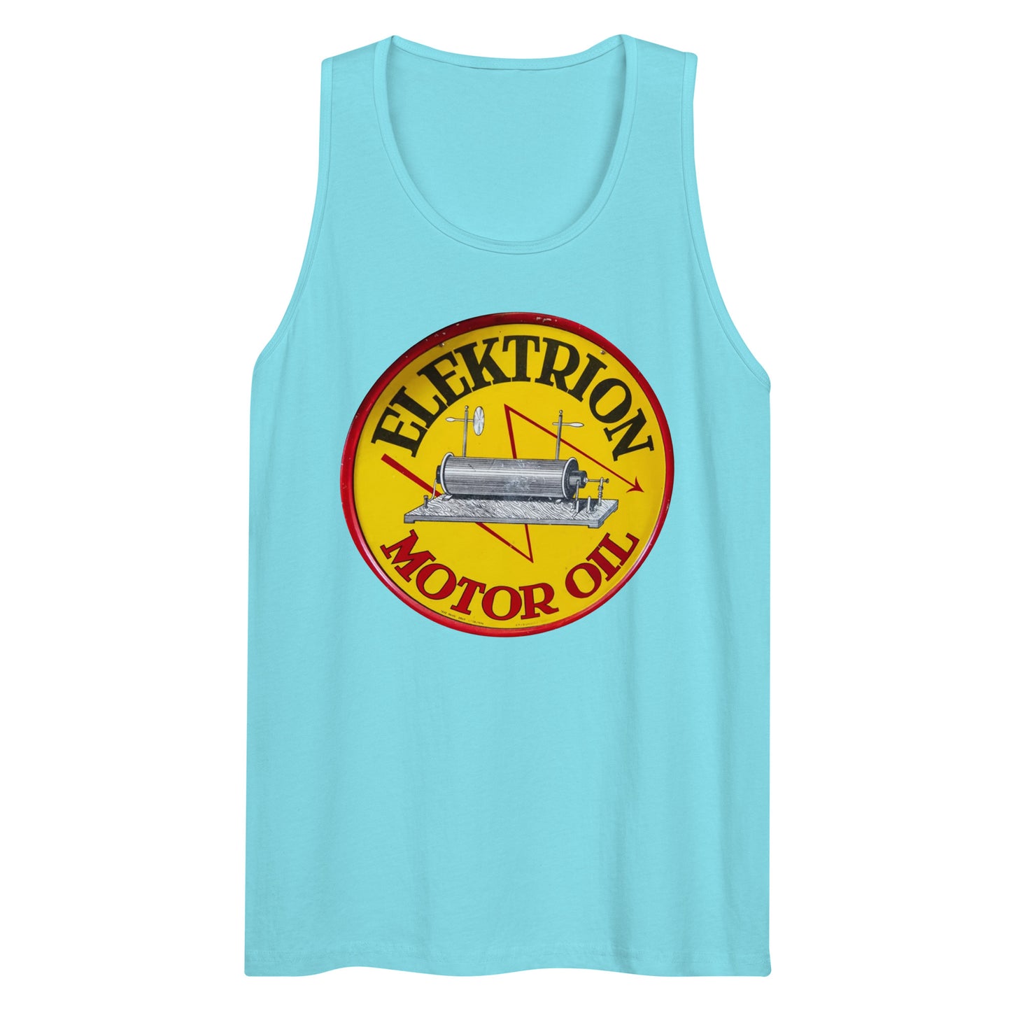 Elektrion Tin Sign Painted Men’s premium tank top