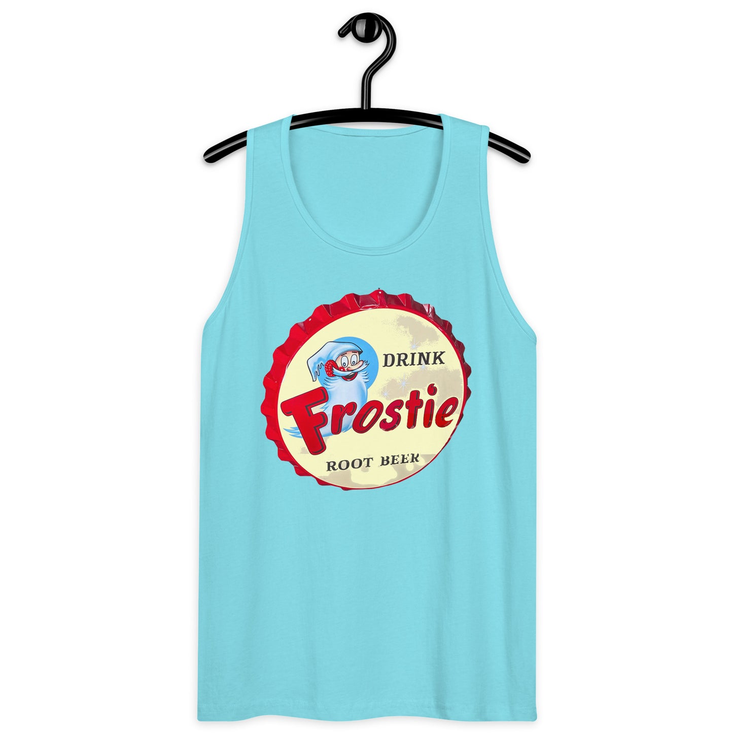 Vintage Root Beer Store Sign Men’s premium tank top