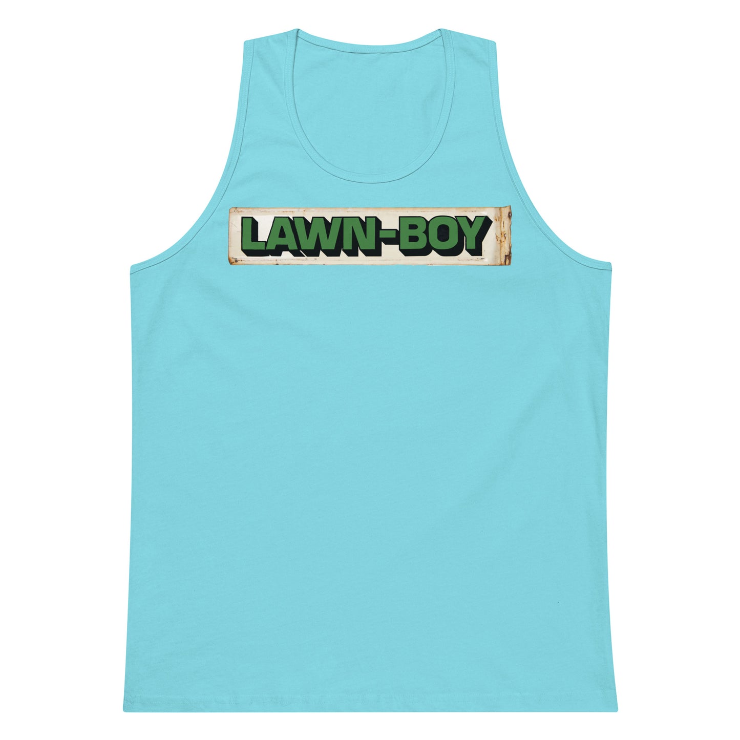 Lawn Boy Porcelain Patina Style Men’s premium tank top