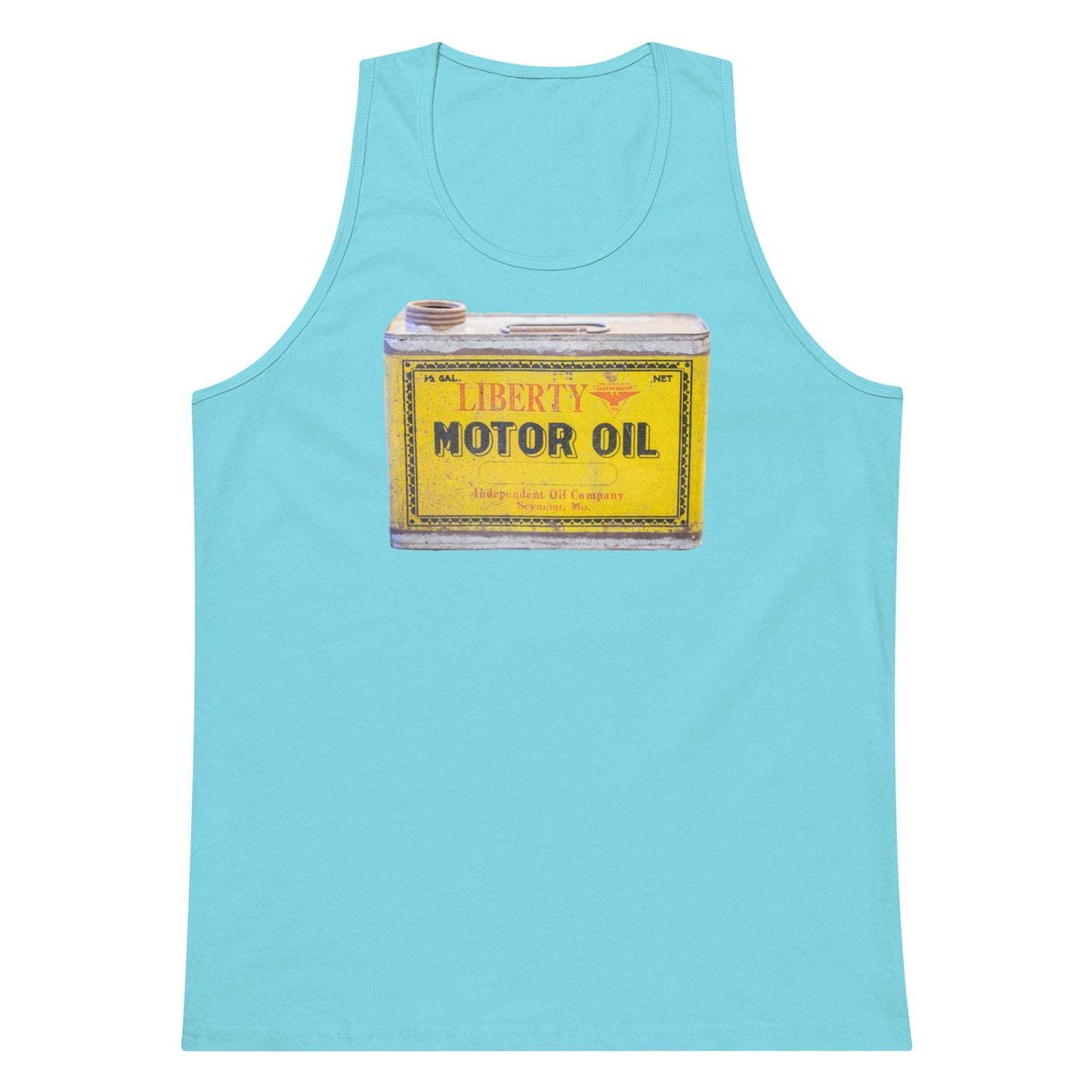 Vintage Patina Oil Can Men’s premium tank top