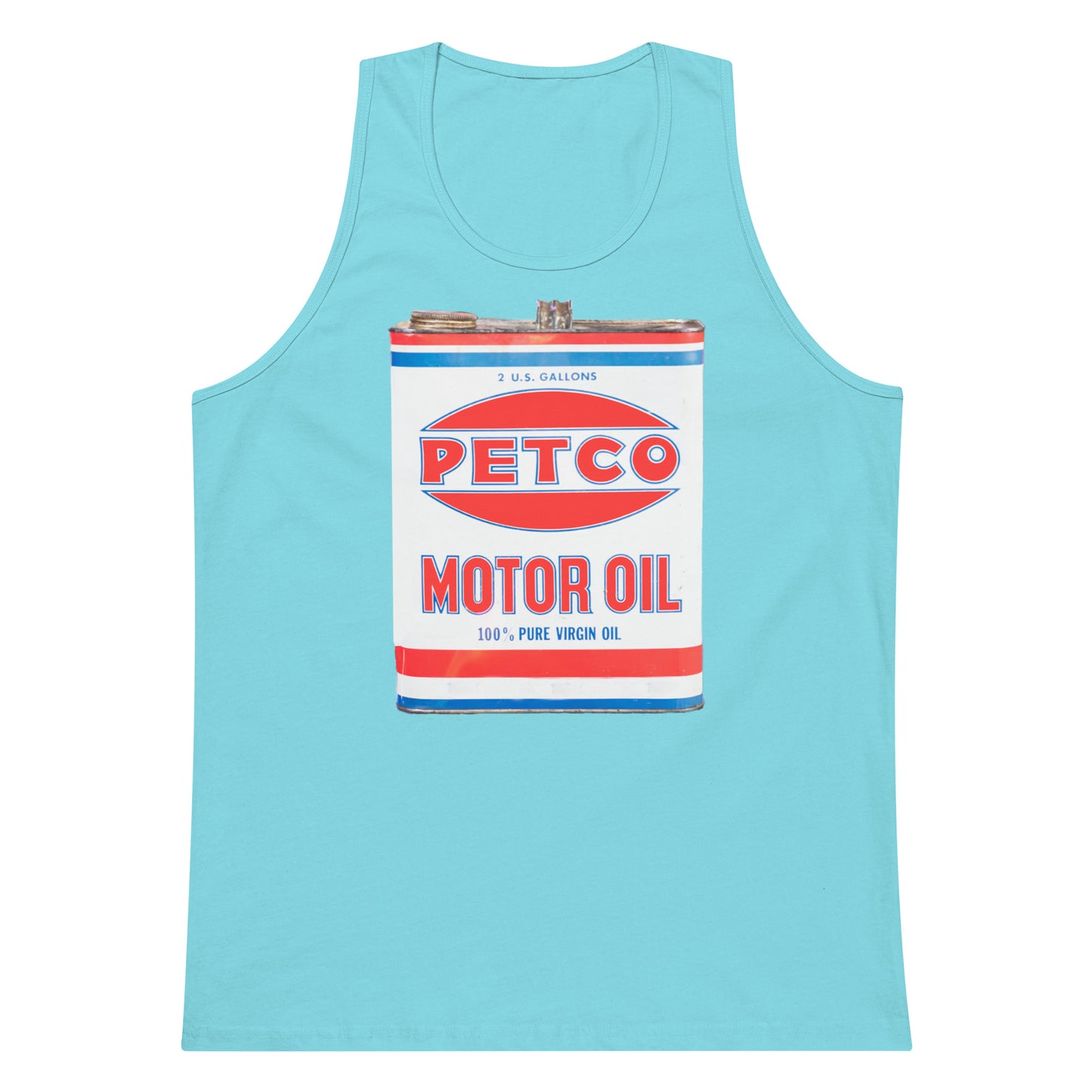 Vintage Petco Oil Can Men’s premium tank top