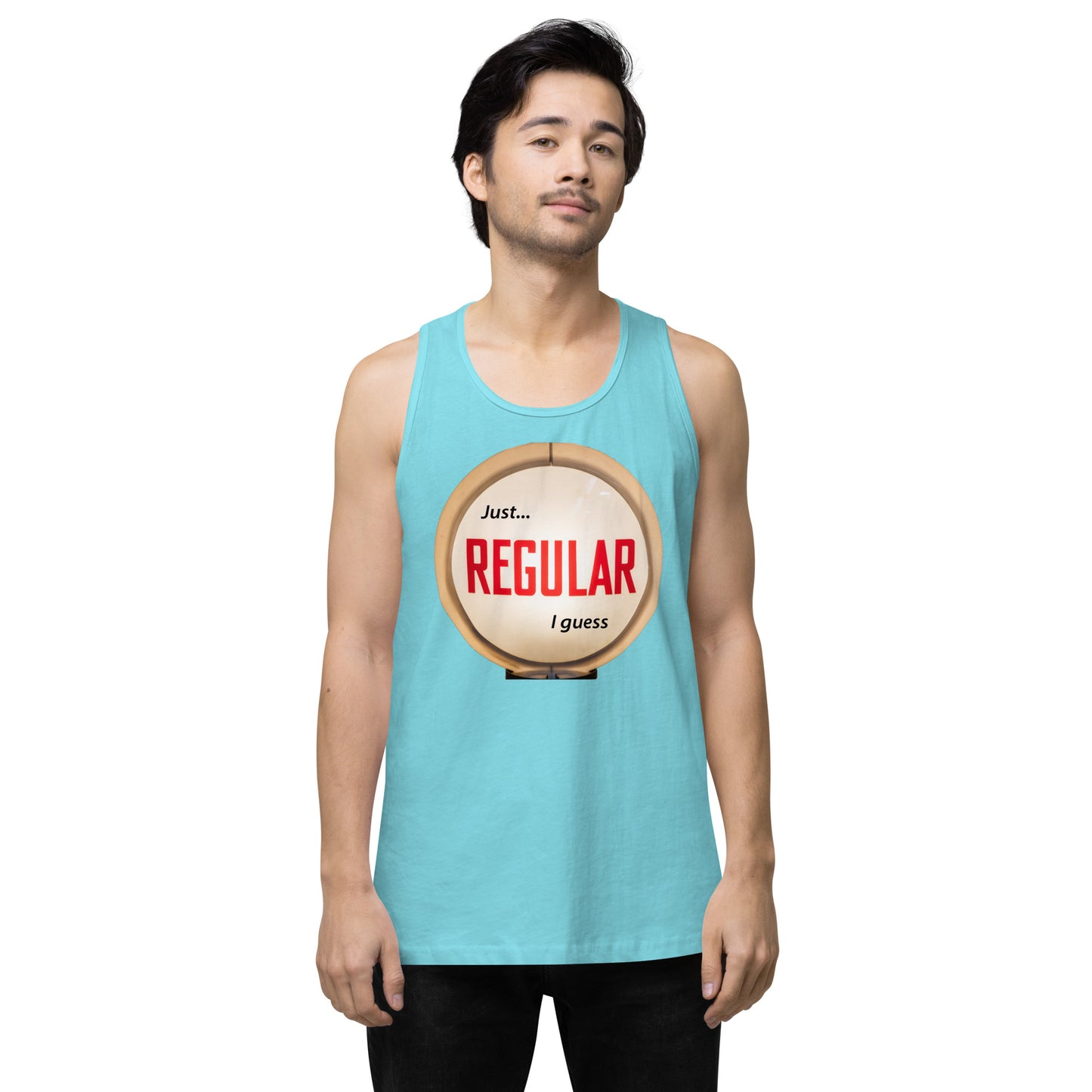 Retro Gas Globe Style Regular Men’s premium tank top