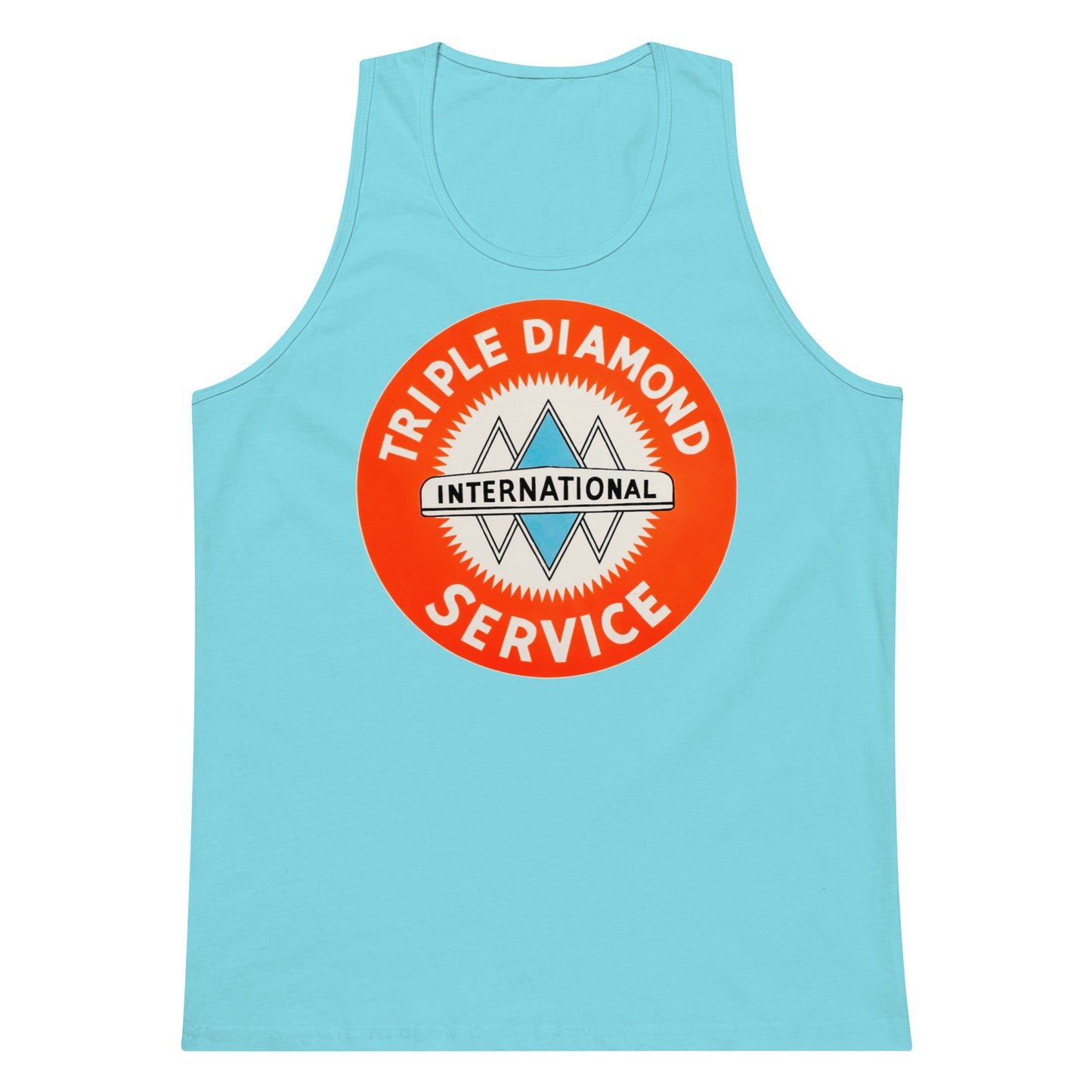 Triple Diamond Service Tin Style Men’s premium tank top