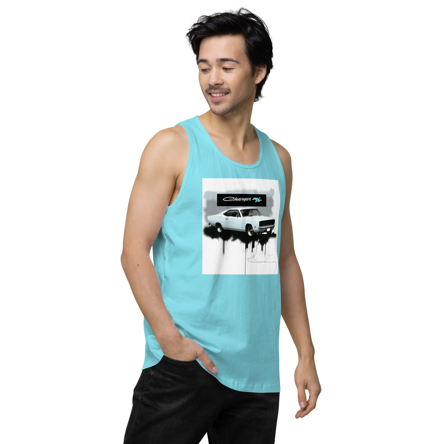 Charger RT Graffiti Style Men’s premium tank top