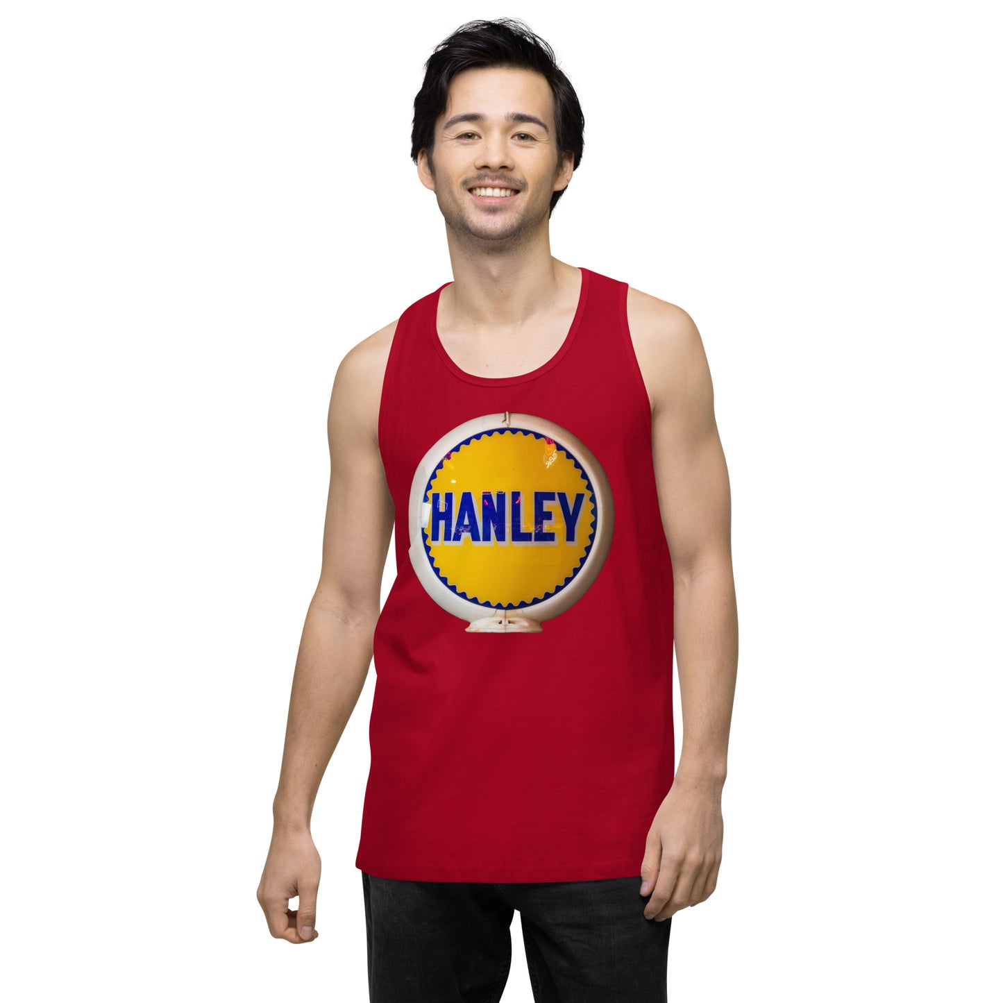 Retro Gas Globe Handly Men’s premium tank top